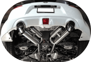 nissan JDM 370z Cat-back Exhaust Illustration1