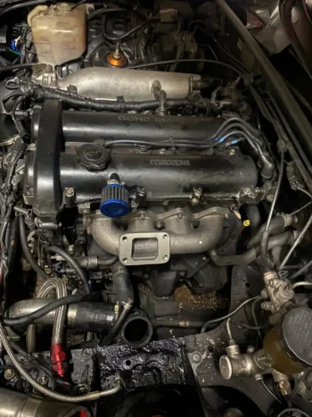 mazda miata mx5 turbo manifold header