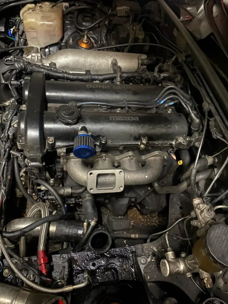 mazda miata mx5 turbo manifold header